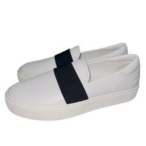 UGG Chayze Casual Low Top White Leather Women’s Sz 9.5 Slip On Sneakers 1112415